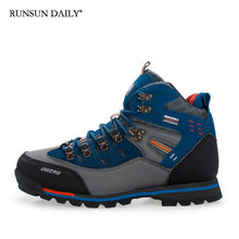 Load image into Gallery viewer, Hiking Shoes Men Winter Mountain Climbing Trekking Boots Top Quality Outdoor Fashion Casual Snow Boots