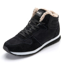 Load image into Gallery viewer, Men Boots Men Winter Shoes Plus Size 48 Keep Warm Ankle Botas Hombre Leather Winter Boots Shoes Men Plush Winter Sneakers Mens

